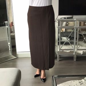 Long brown skirt